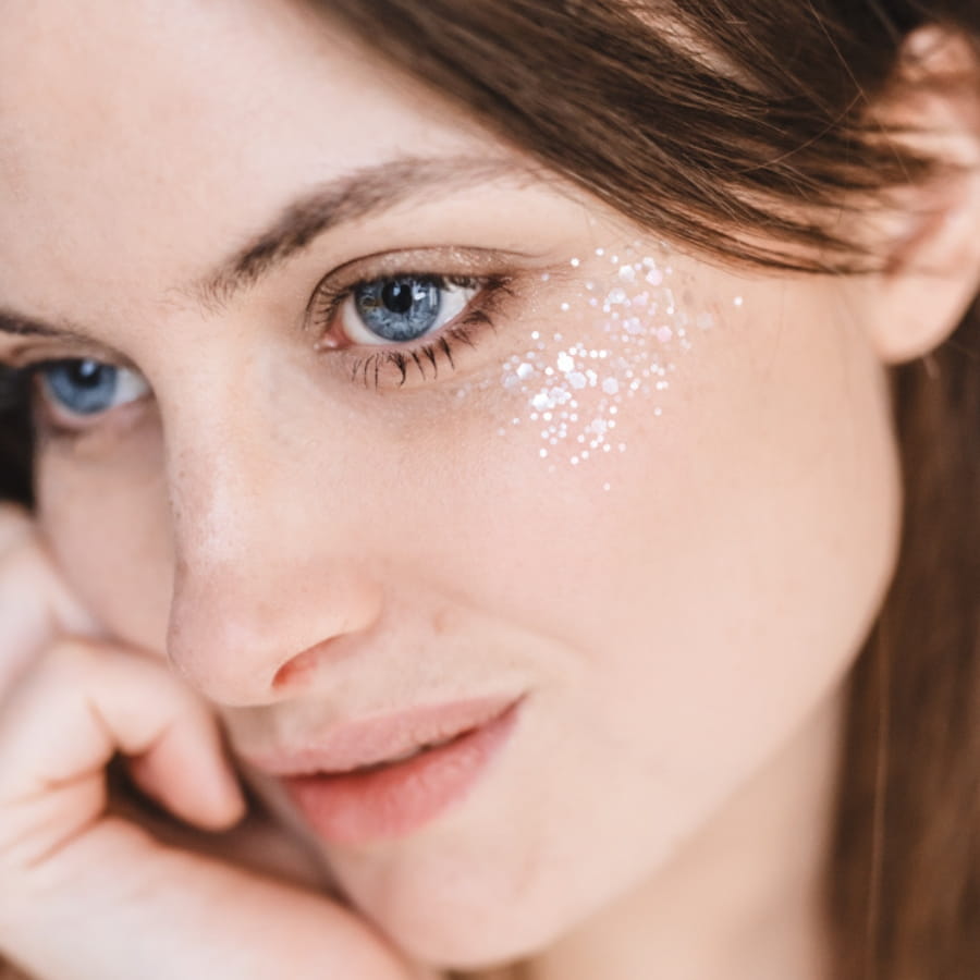 Bio brokat do twarzy Frosty Glitter3