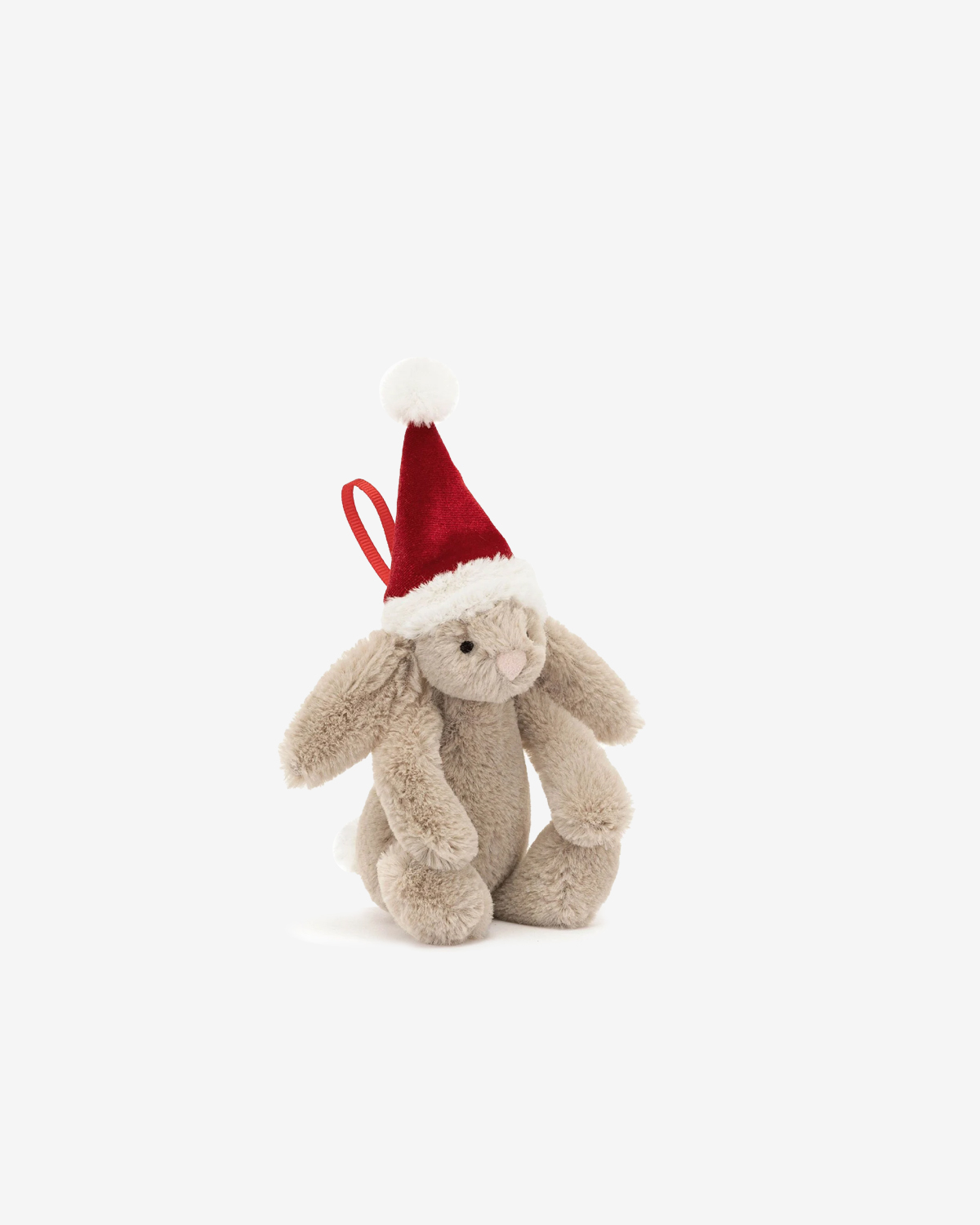 jellycat Bashful Christmas Bunny Decoration 12cm - 1