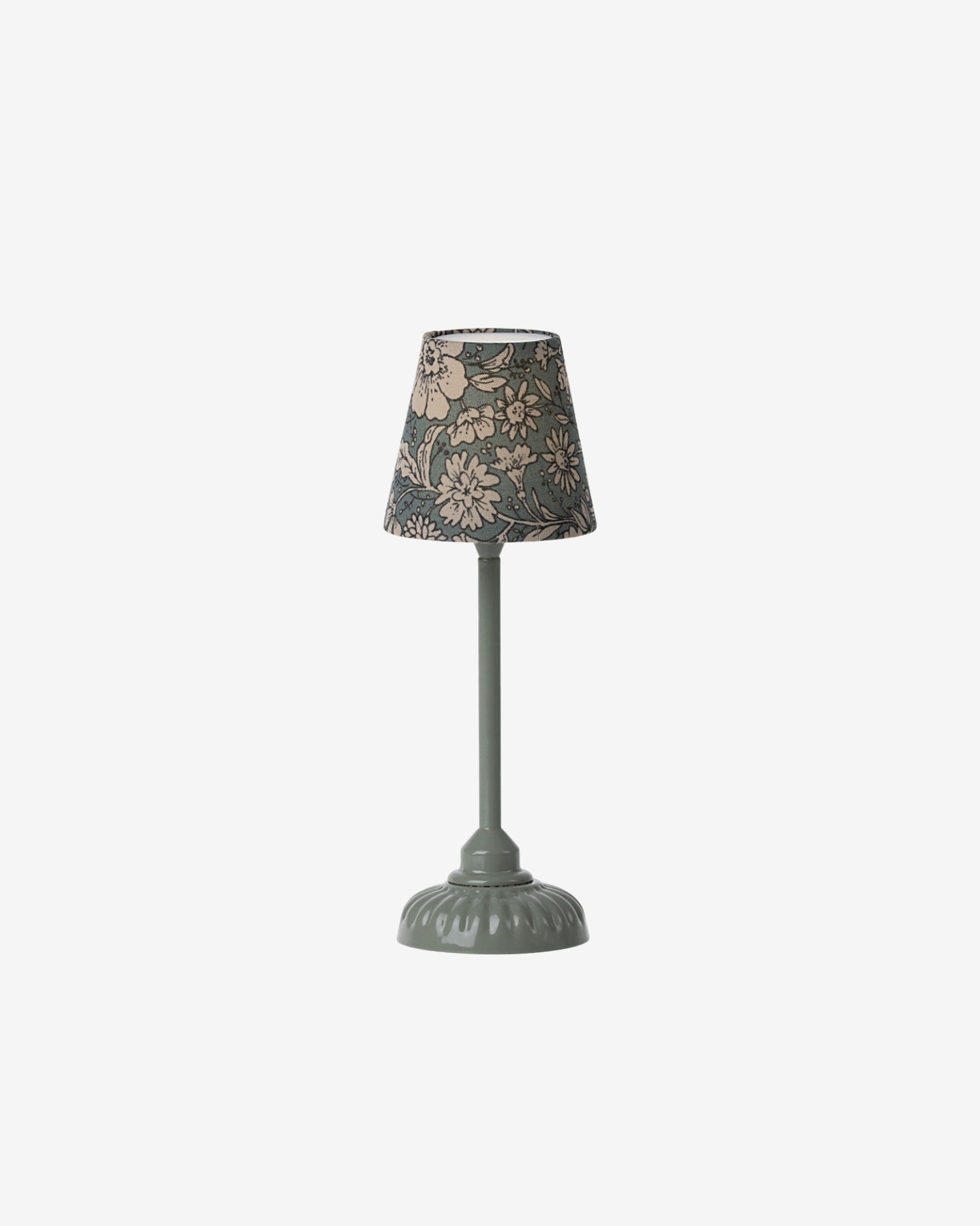 maileg Vintage floor lamp, Small - Dark mint 1