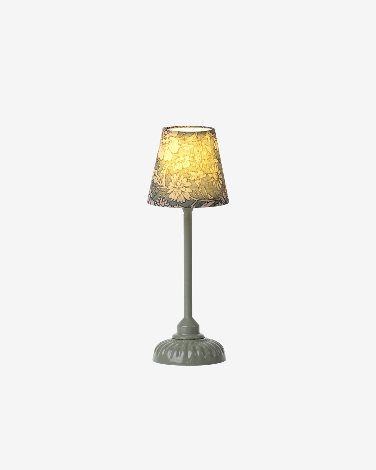 maileg Vintage floor lamp, Small - Dark mint 2
