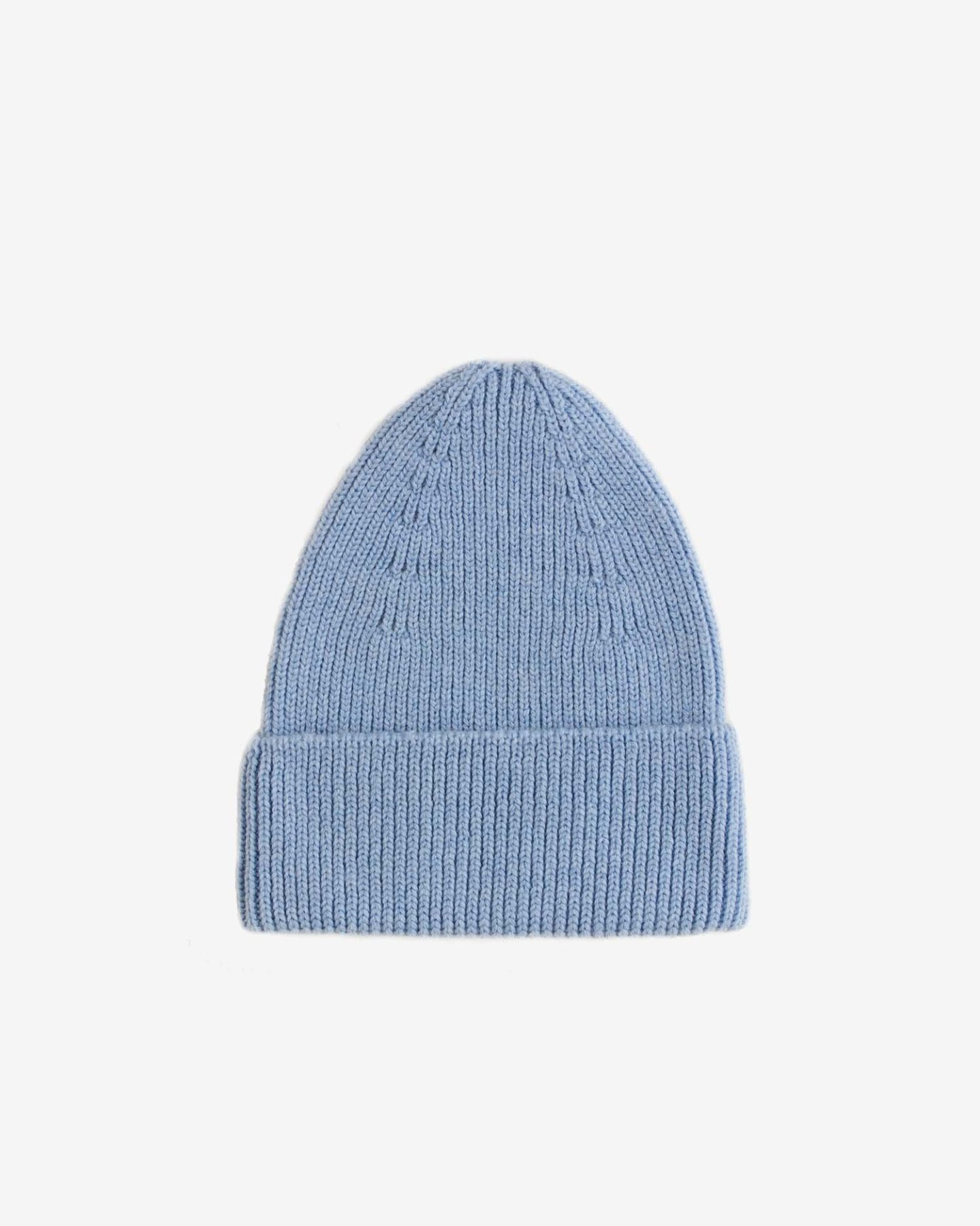 helloberry hvid czapka beanie z wełny merino niebieska 1