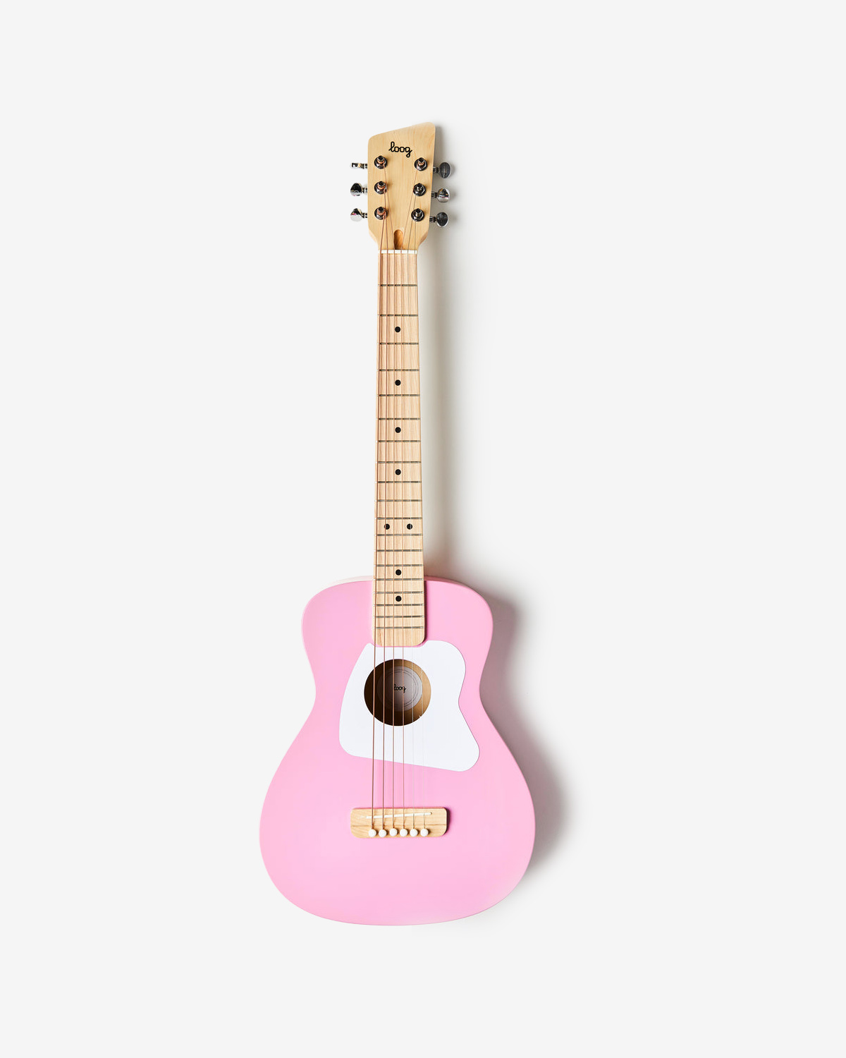 helloberry.pl Gitara akustyczna dla dzieci Loog Pro VI Acoustic Różowa 2 (1)