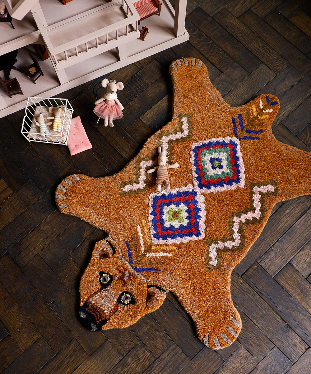 Berber Grizzly Bear Rug Large 9