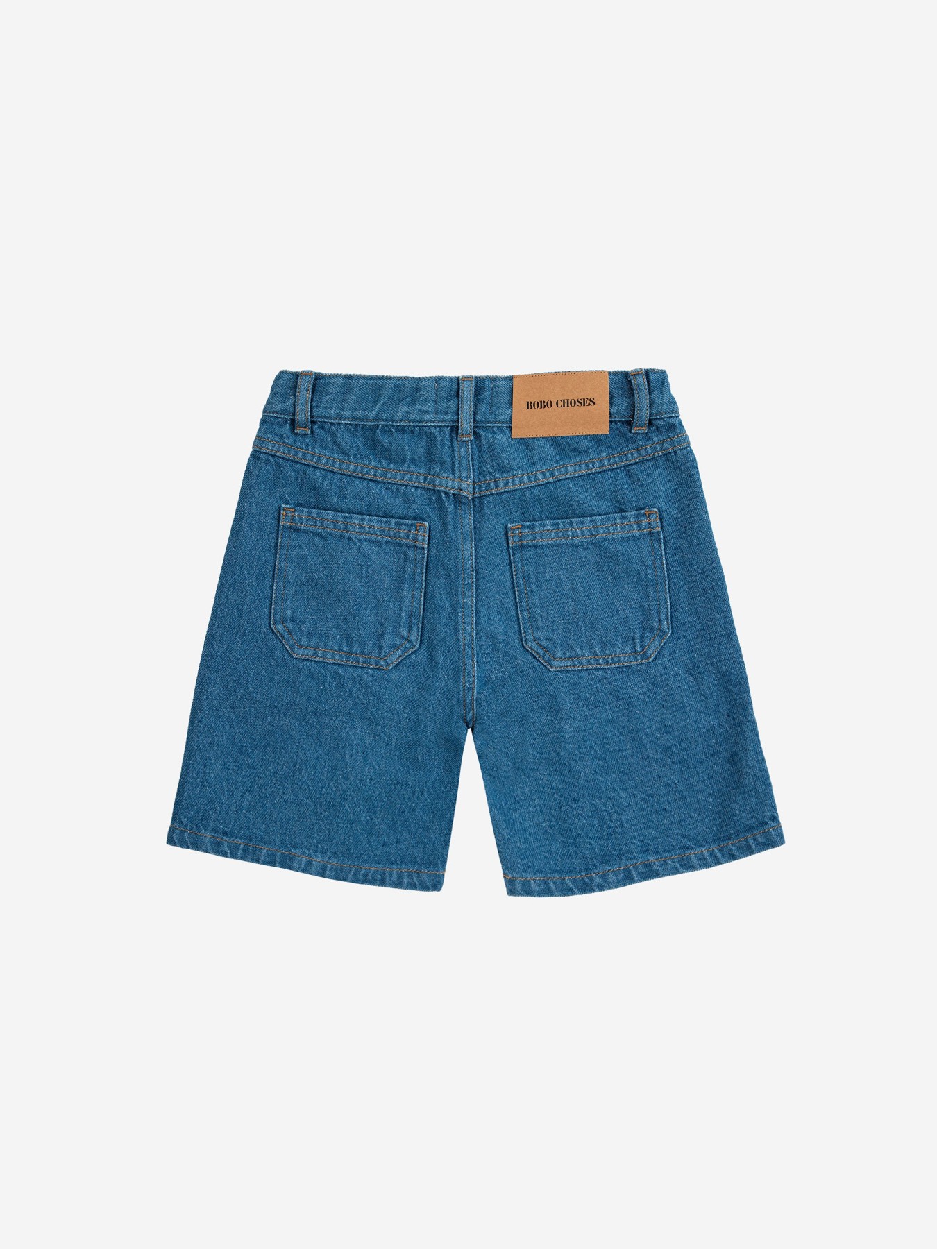bobo Choses Spodenki denim Color Block6