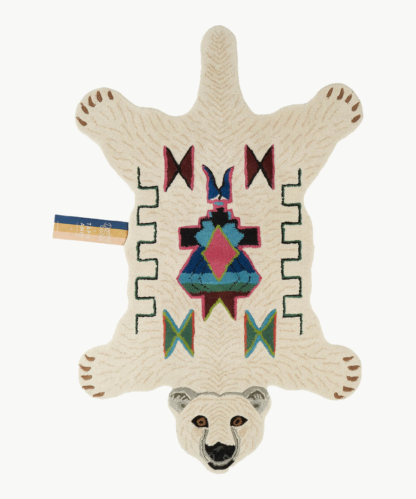 Doing Goods Duży wełniany dywan Kasbah Polar Bear