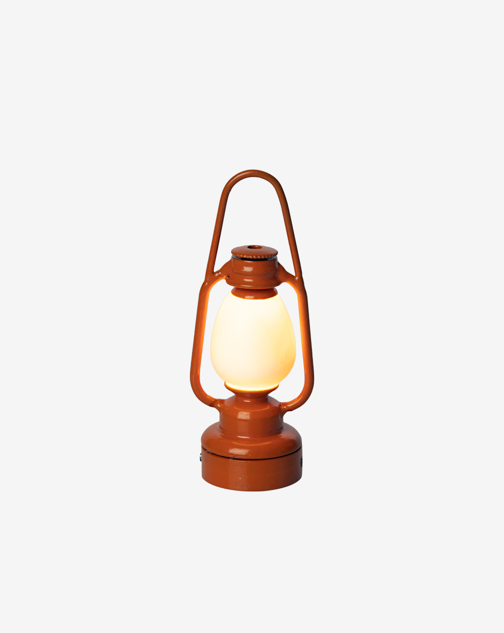 helloberry.pl Maileg czerwona lampa naftowa vintage lantern Orange 2