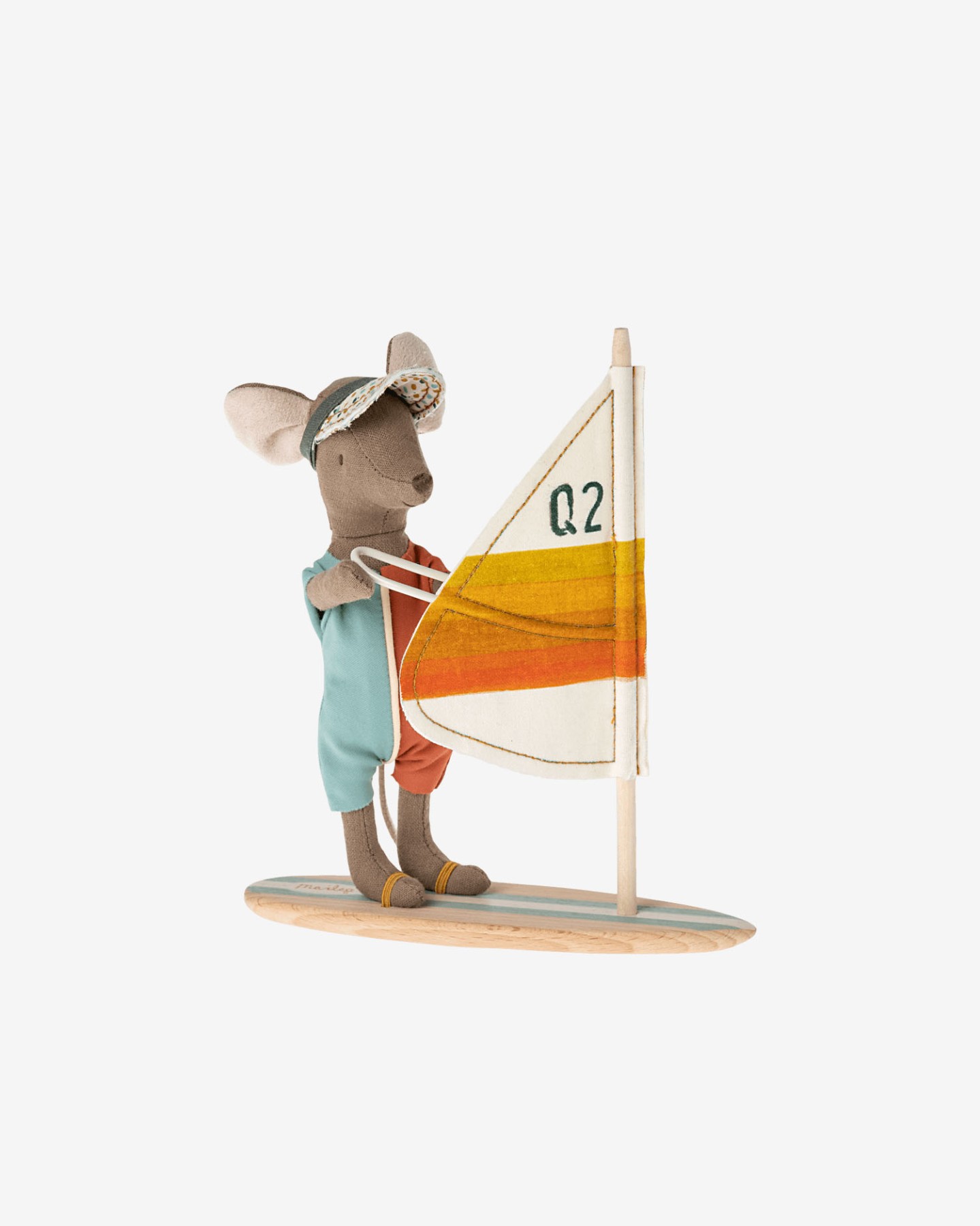 helloberry.pl Maileg myszka serferka w pudełku Beach mice Surfer big brother 1