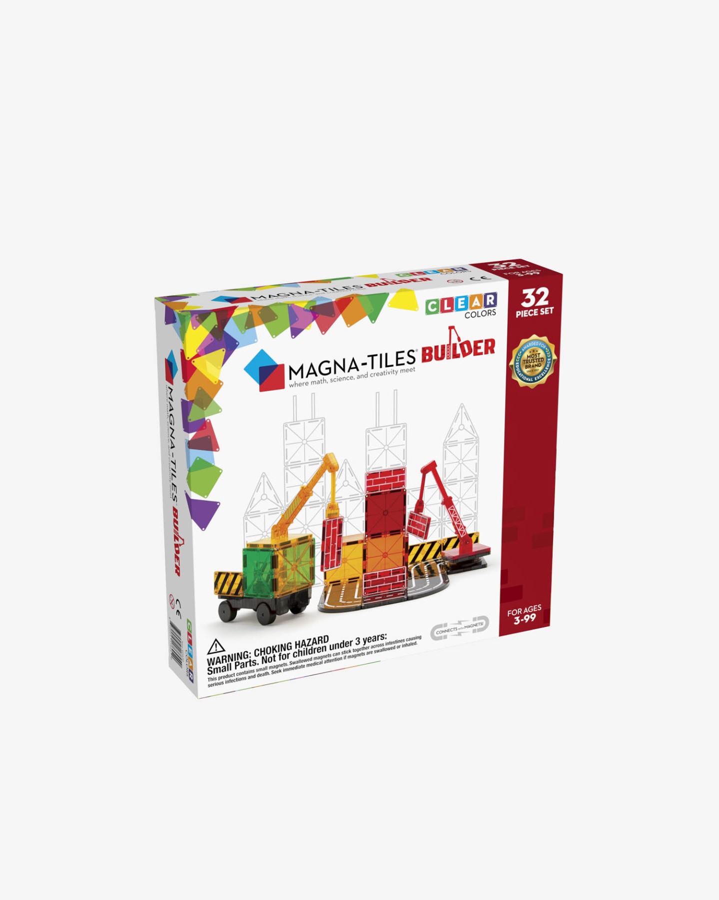 MAGNA-TILES Klocki Magnetyczne Builder 32 el. 1 (1)