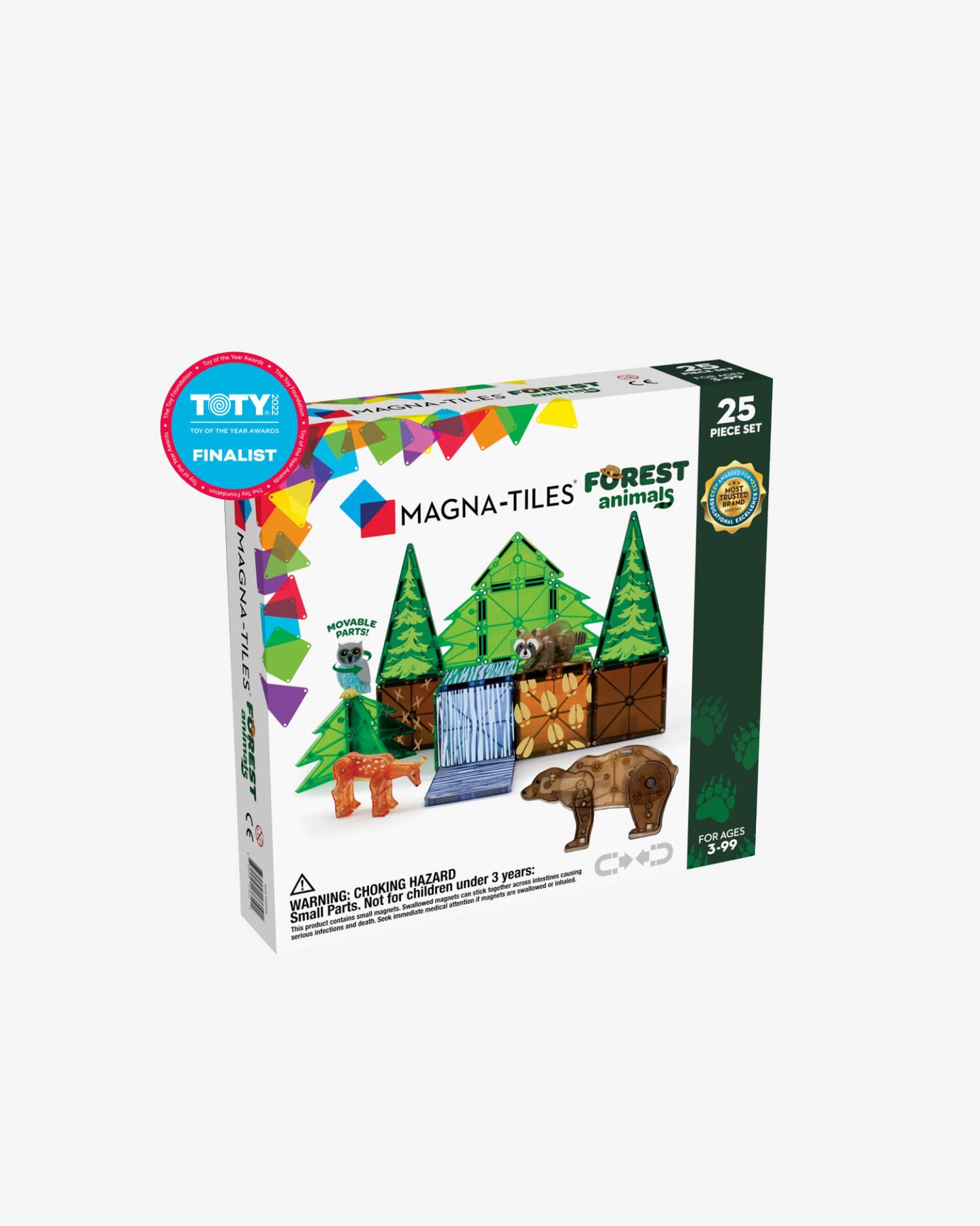 MAGNA-TILES Klocki Magnetyczne Forest Animals 25 el. 1