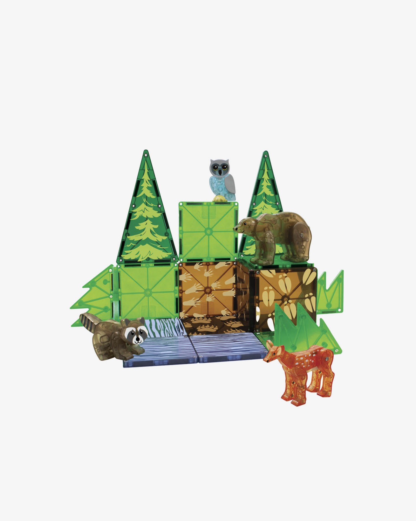 MAGNA-TILES Klocki Magnetyczne Forest Animals 25 el. 2 (1)