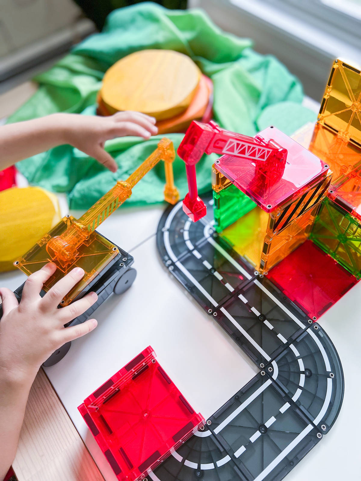 Magna Tiles Klocki Magnetyczne Plac Budowy2