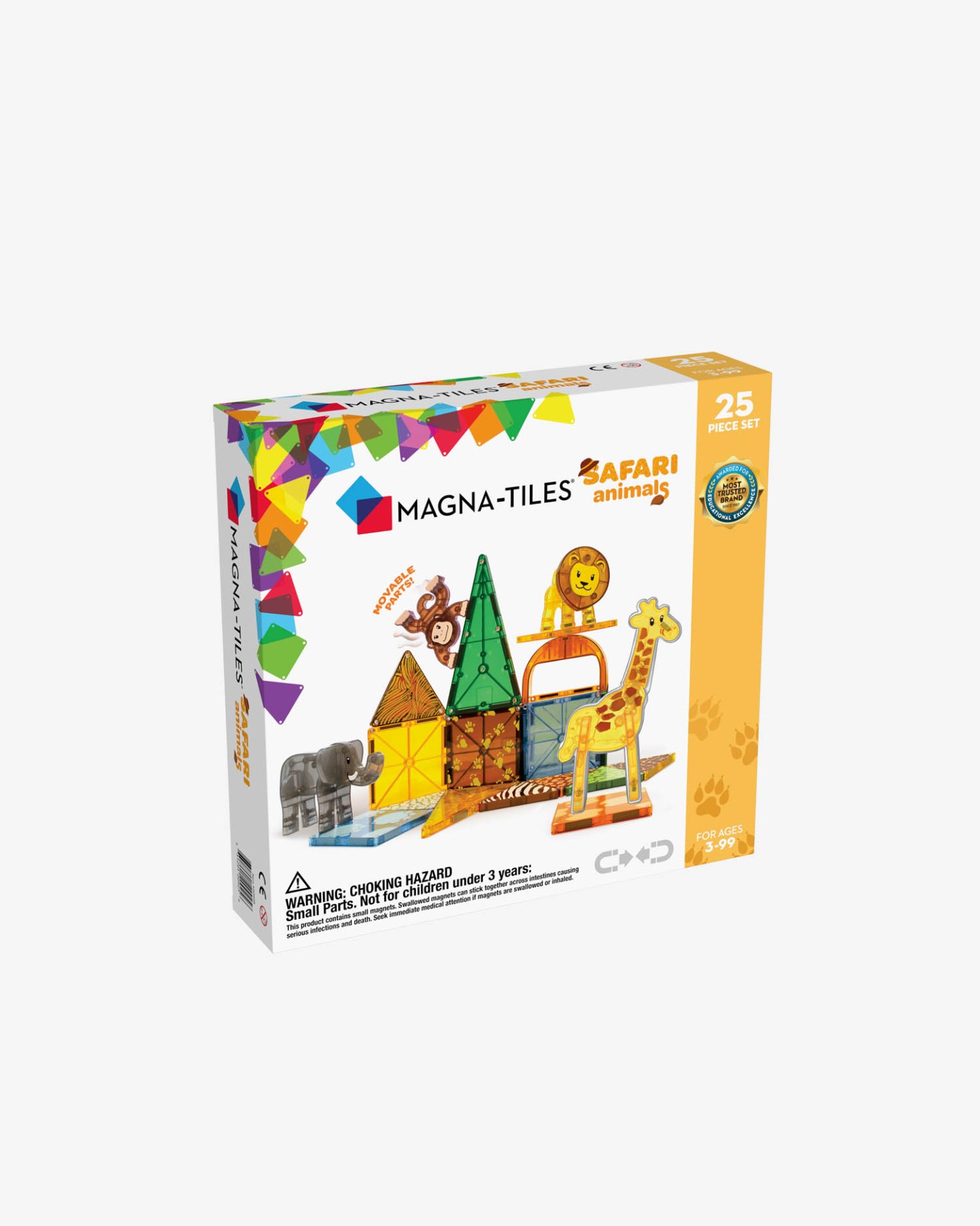 Magna Tiles Klocki Magnetyczne Safari Animals