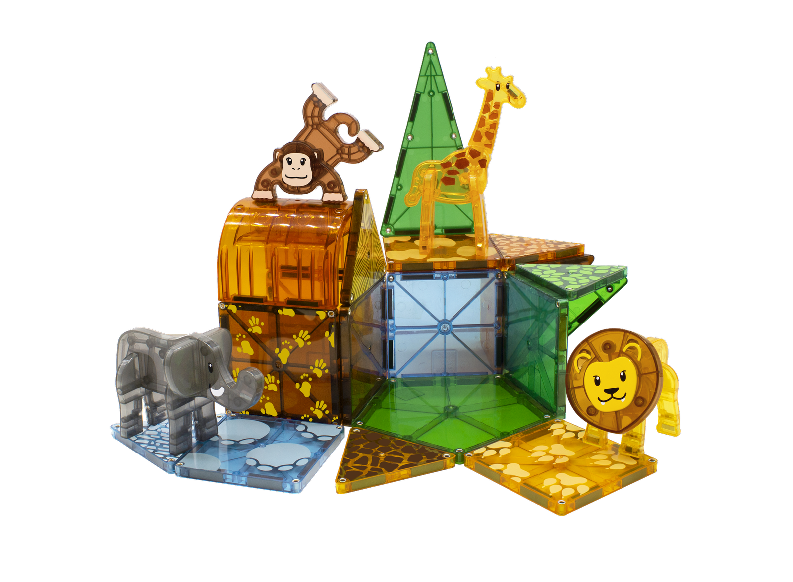 Magna Tiles Klocki Magnetyczne Safari Animals3