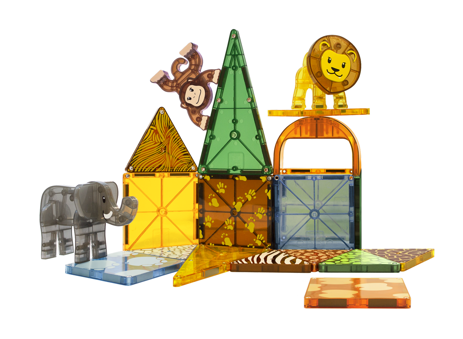 Magna Tiles Klocki Magnetyczne Safari Animals4