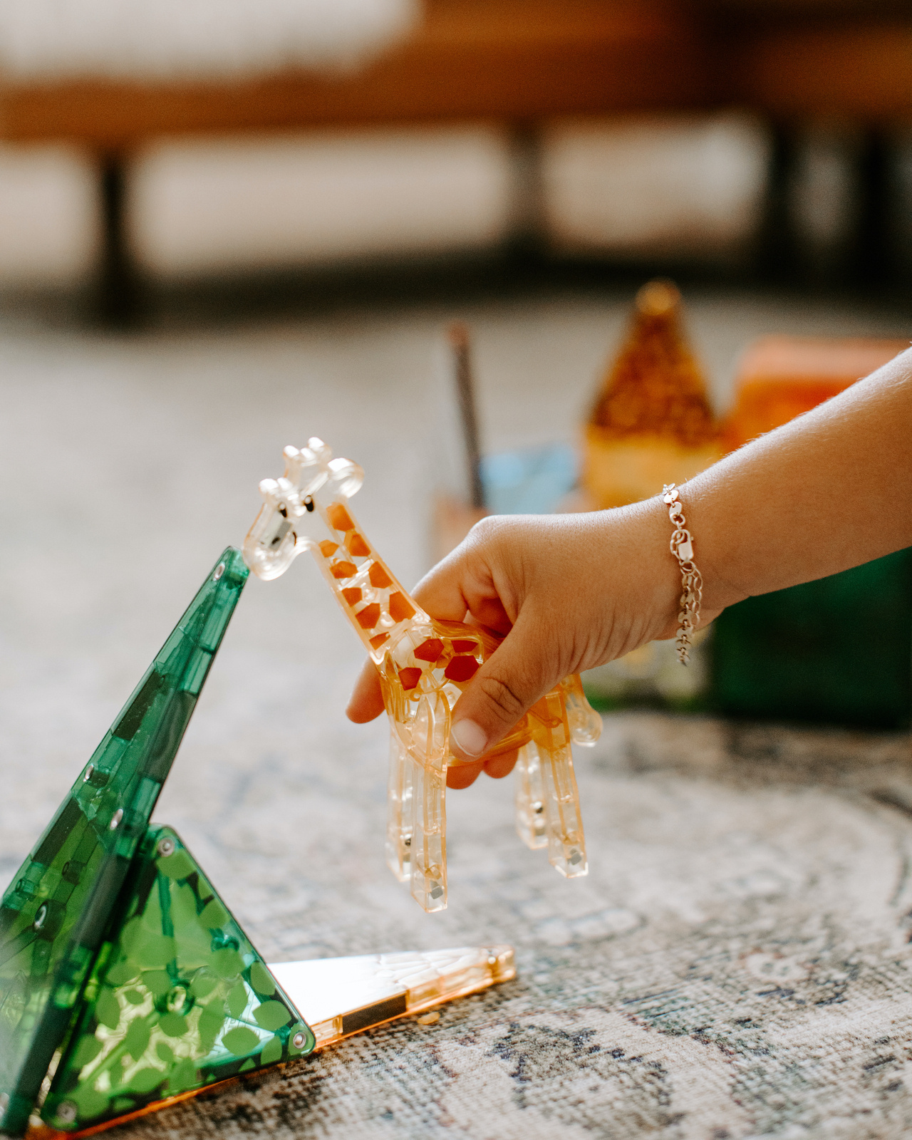 Magna Tiles Klocki Magnetyczne Safari Animals5