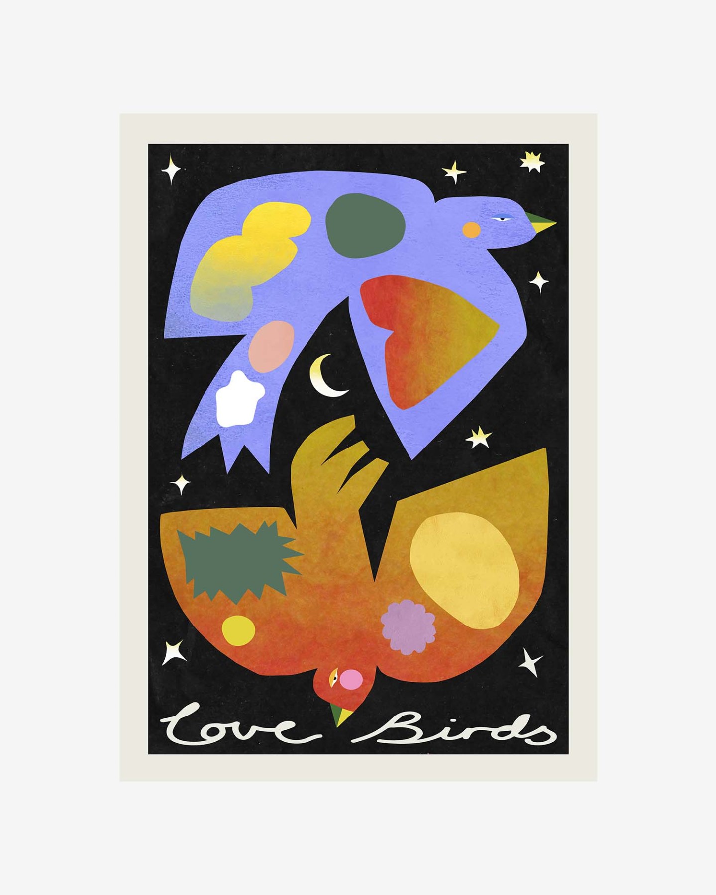 Paper Collectiv Plakat Love Birds autorstwa Imo Sinclair2