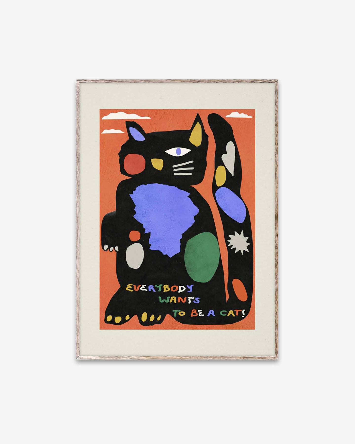 Paper Collective Plakat Be A Cat autorstwa Imo Sinclair2
