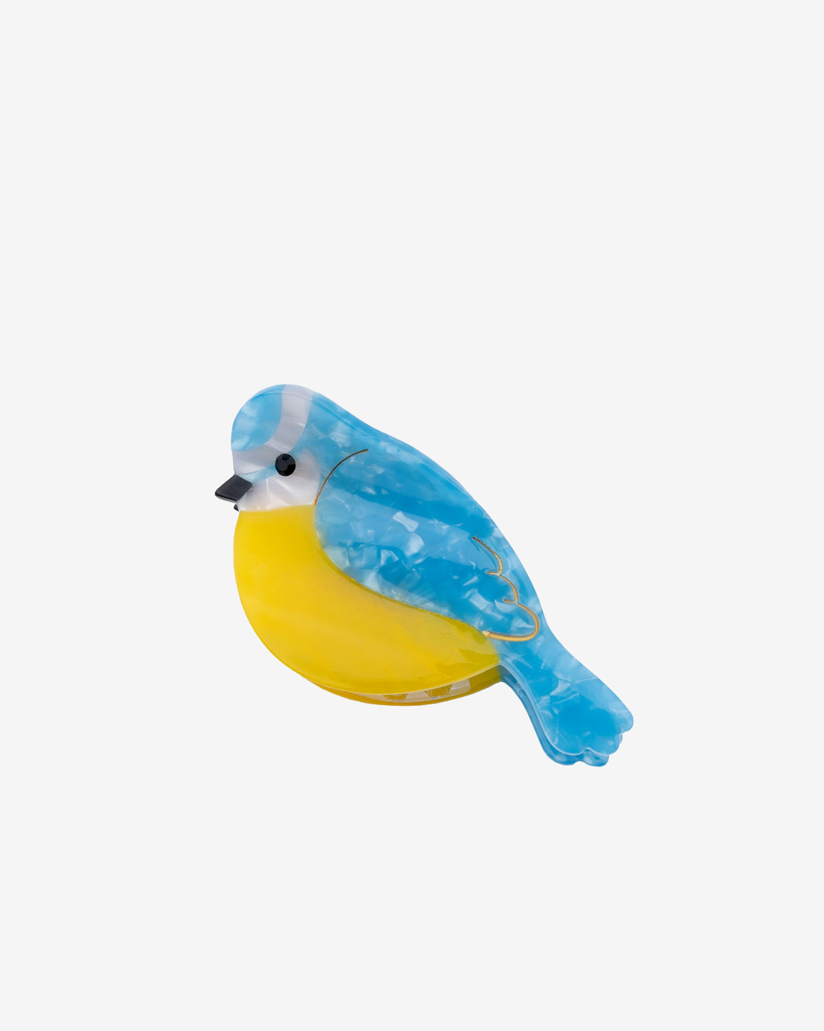 helloberry.pl COUCOU SUZETTE duża klamra do włosów niebieski ptaszek 1