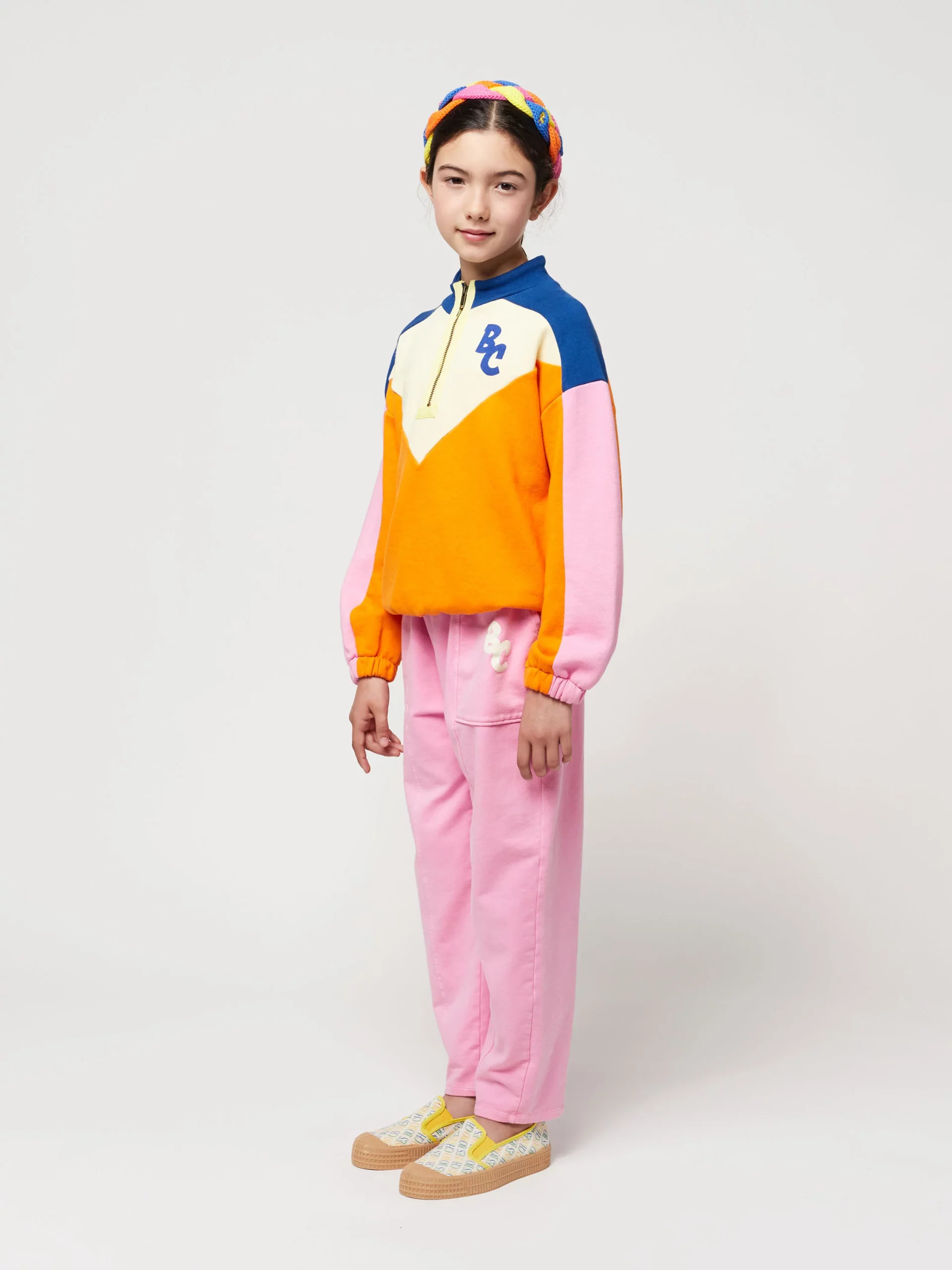 Bobo Choses Bluza w stylu retro BC Color Block5