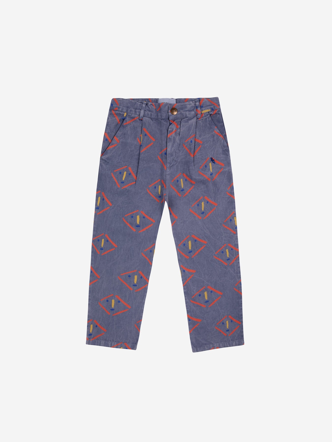 Bobo choses Spodnie Masks All Over chino pants2