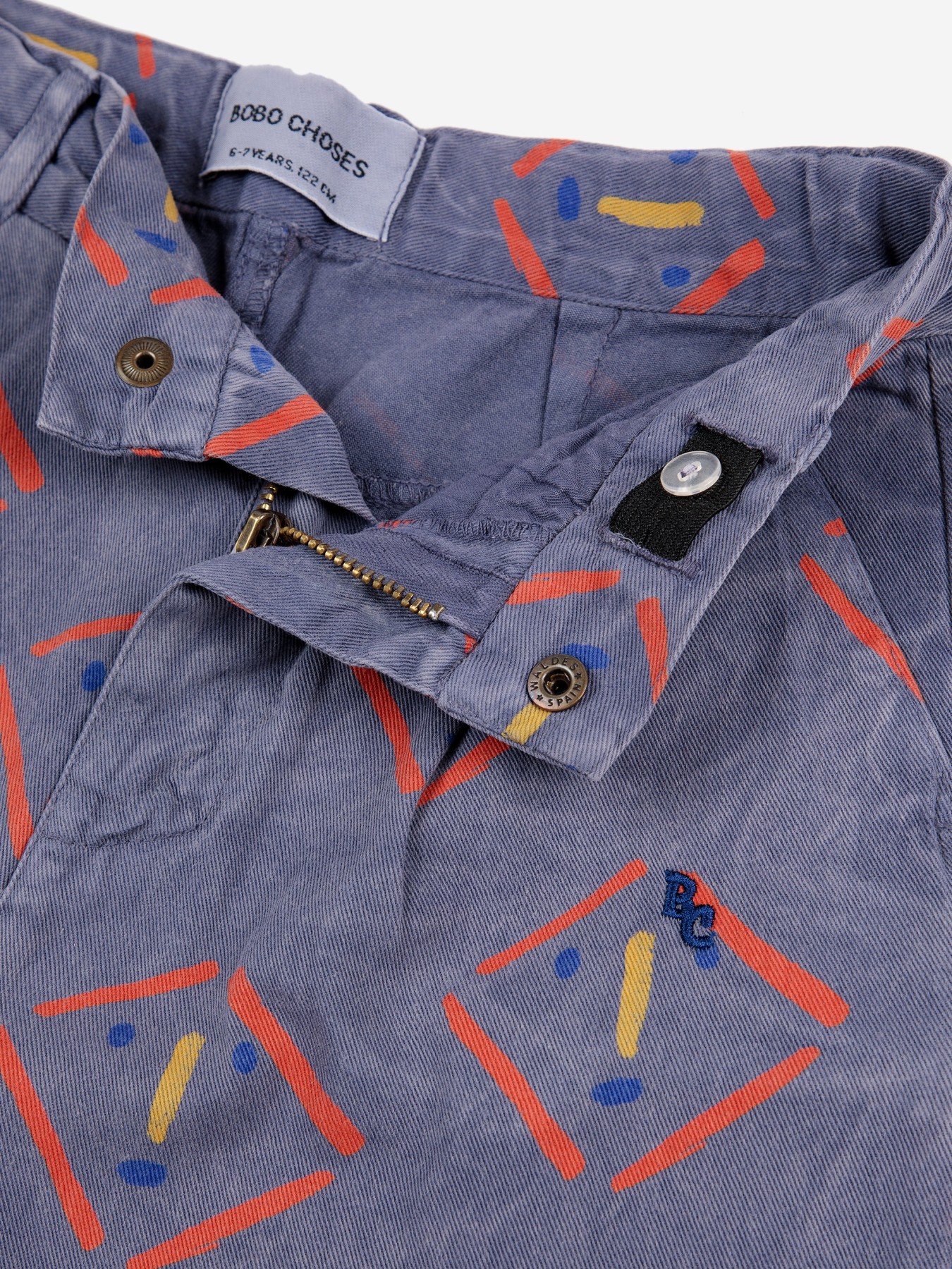 Bobo choses Spodnie Masks All Over chino pants3