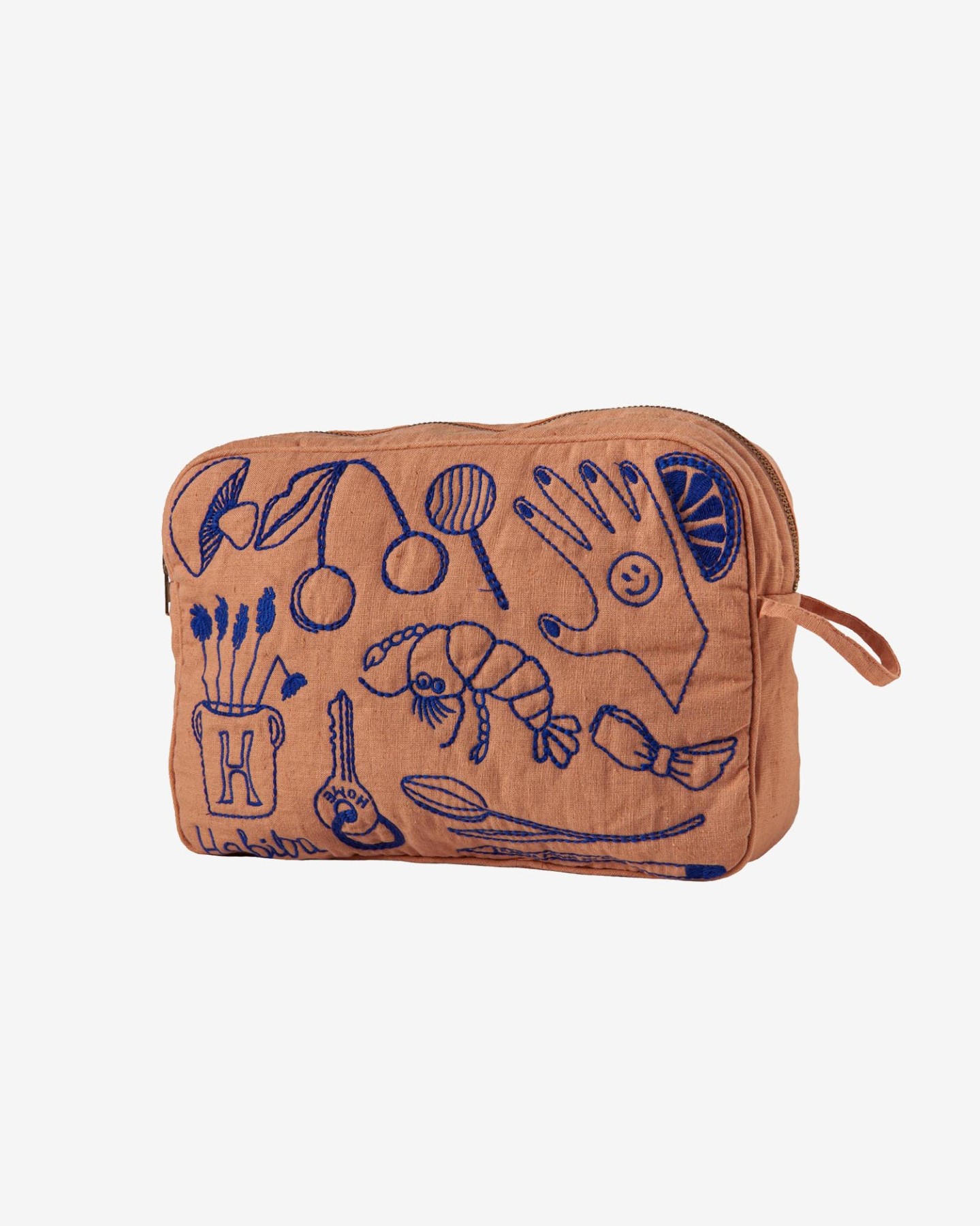 habiba TB629 CLEA TOILETRY BAG TILE Extra kosmetyczka brązowa duża 2 (1)
