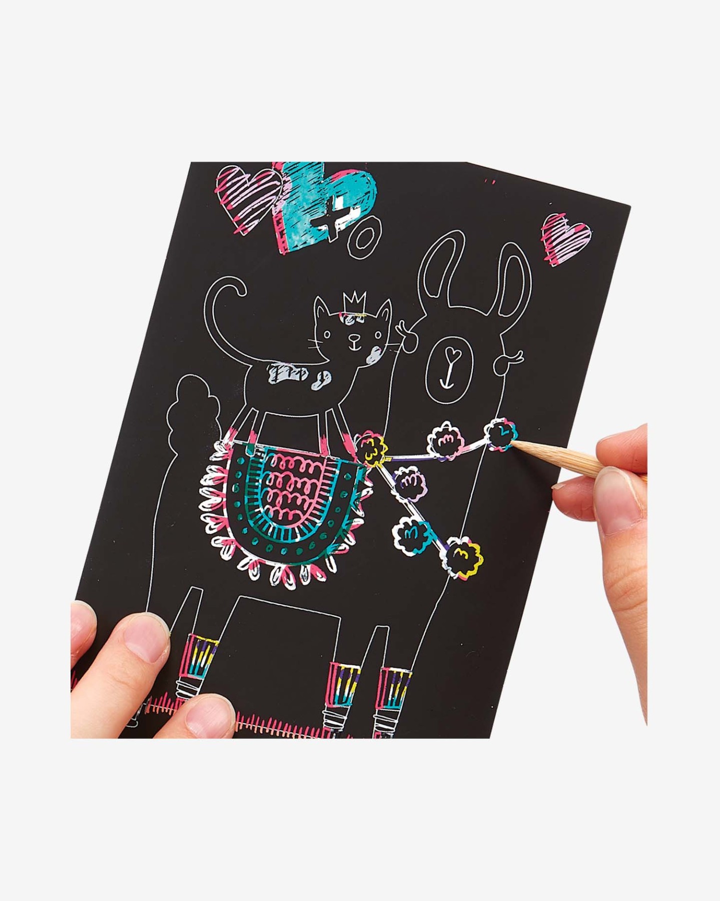 ooly Funtastic Friends Scratch and Scribble Mini Scratch Art Kit zdrapki przyjaciele 2