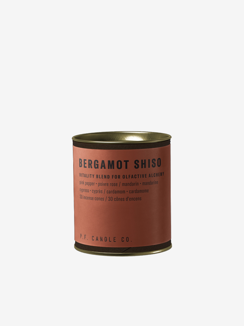 helloberry.pl P. F. CANDLE CO. stożki kadziedełka No. 1 Bergamot Shiso Incense Cones