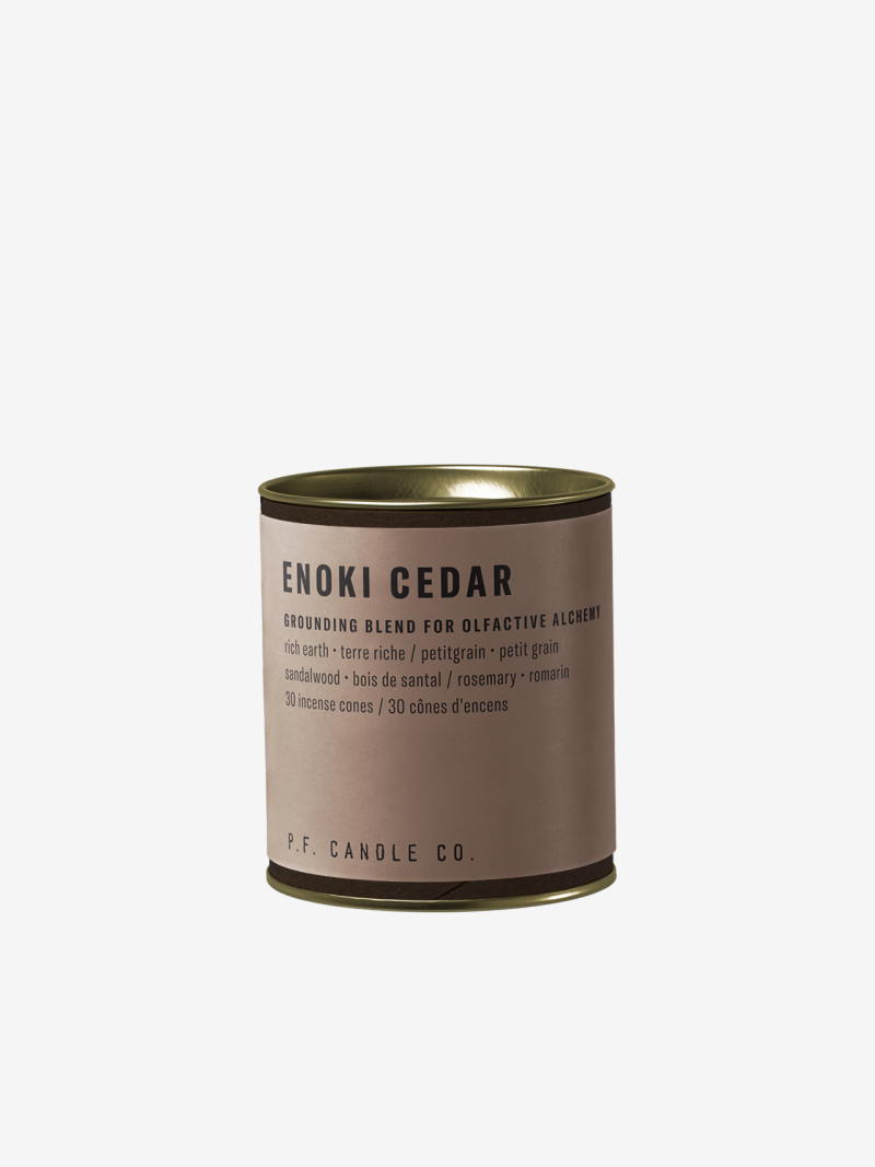 helloberry.pl P. F. CANDLE CO. stożki kadziedełka No. 2 Enoki Cedar Incense Cones
