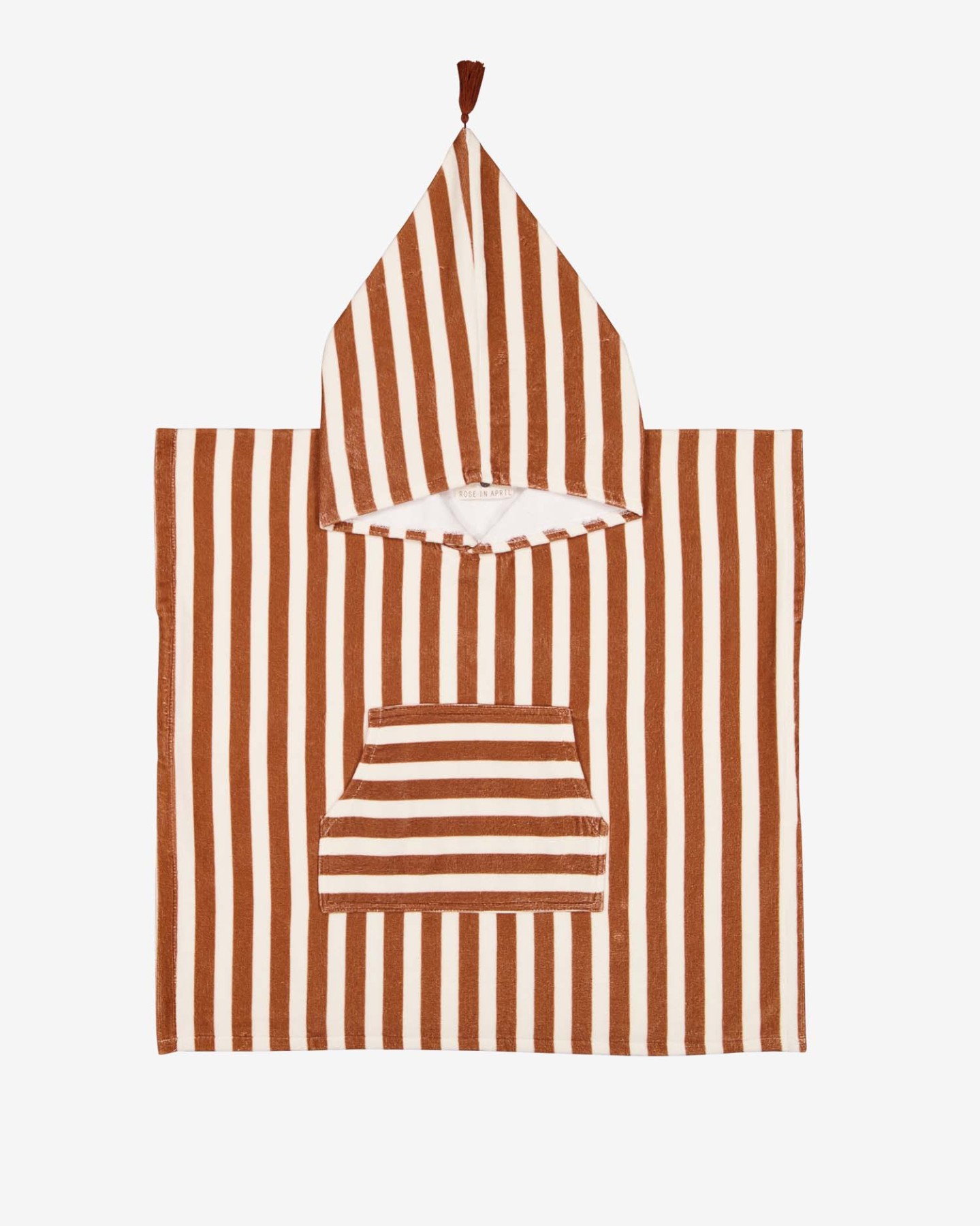 helloberry.pl rose in april SUZON PINK ponczo dla dzieci brązowe