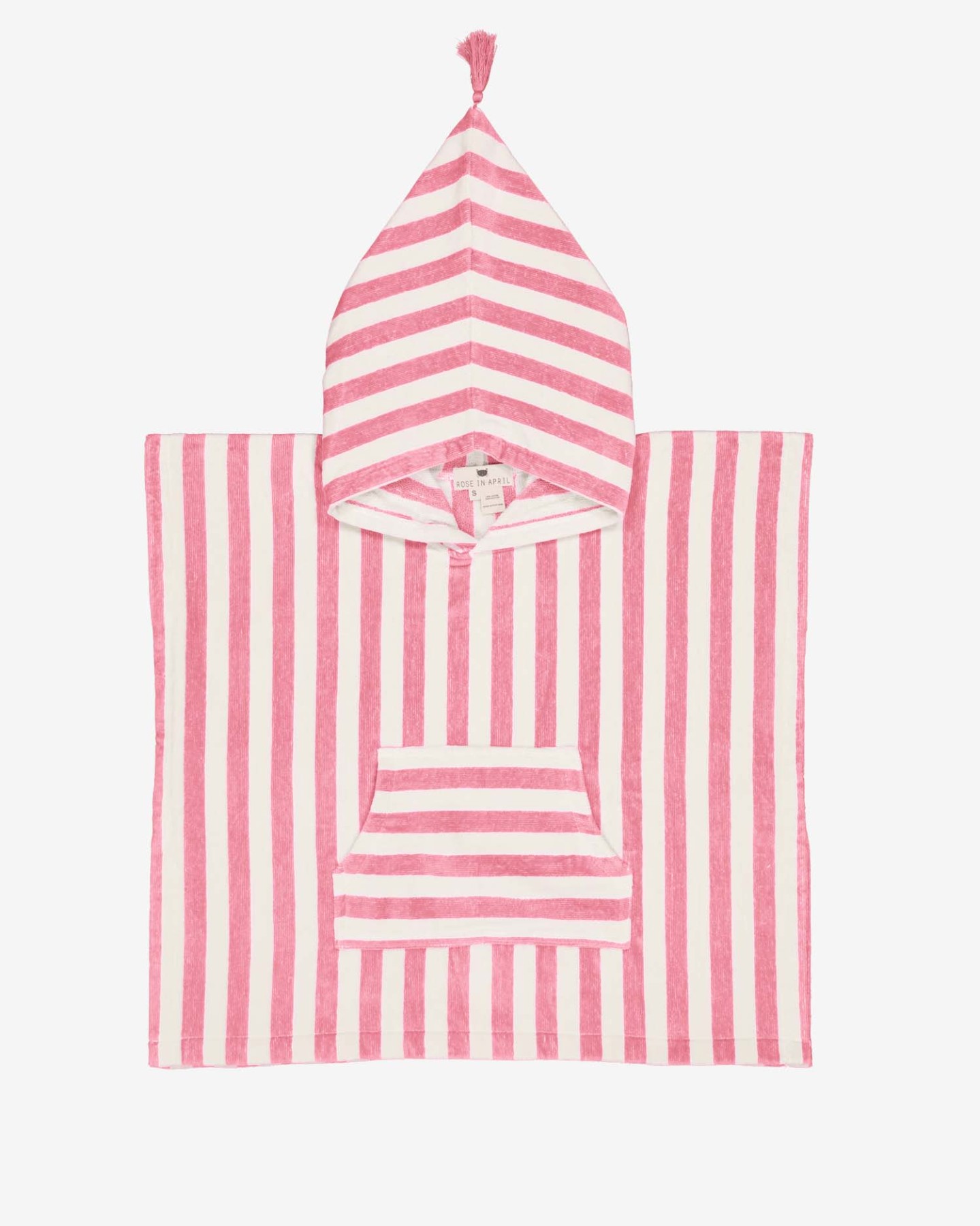 helloberry.pl rose in april SUZON PINK ponczo dla dzieci różowe 2