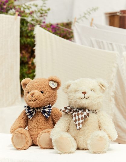 Przytulanka Norman the Snazzie Bear Przytulanka dla chłopca Maskotka w stylu retro