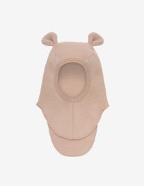 Kominiarka z wełny merino z uszami misia Rose Engel