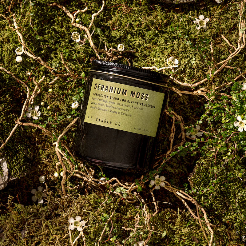 Naturalna świeca sojowa Geranium Moss44
