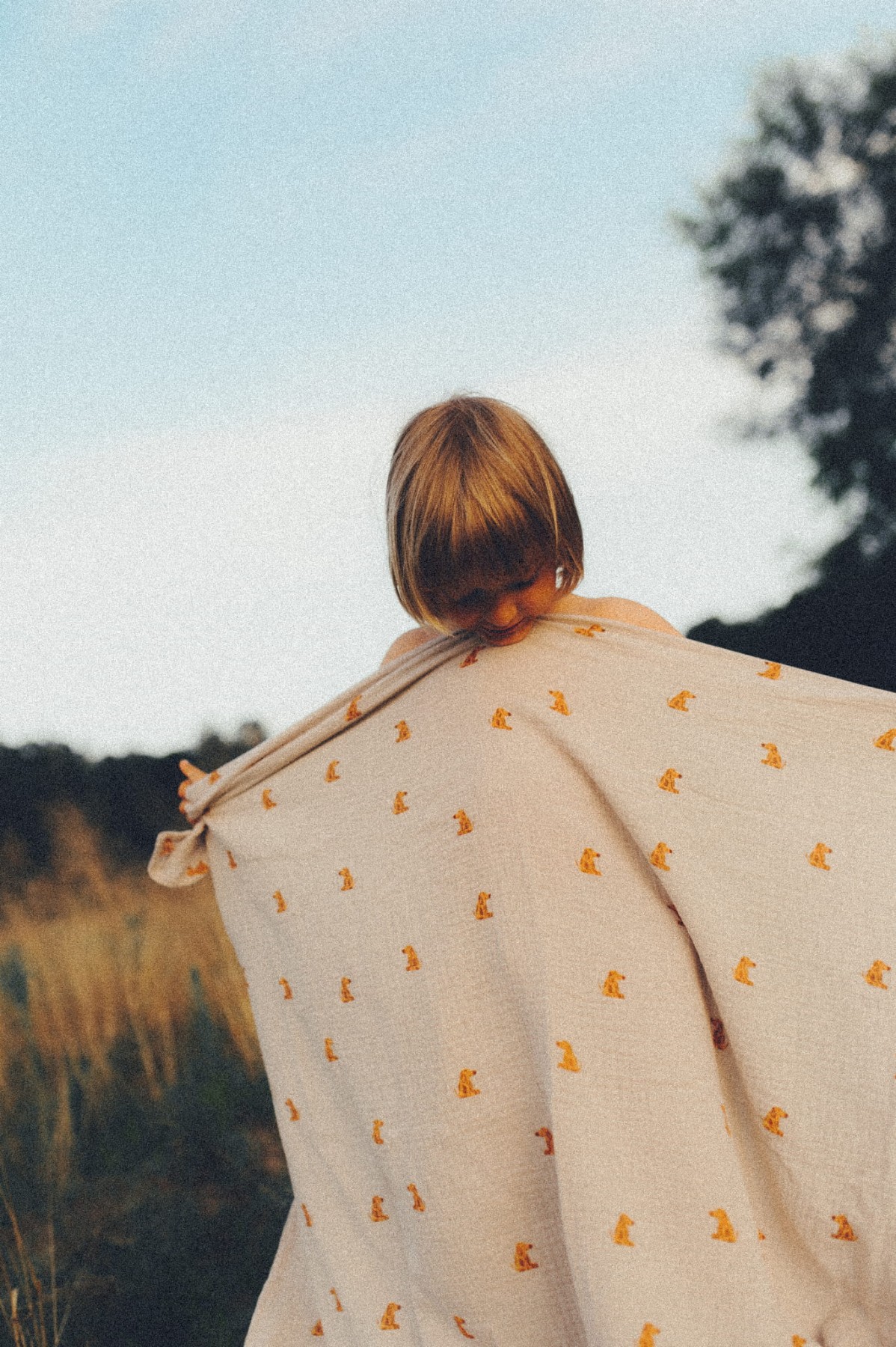 Otulacz z organicznego muślinu Najlepszy Przyjaciel