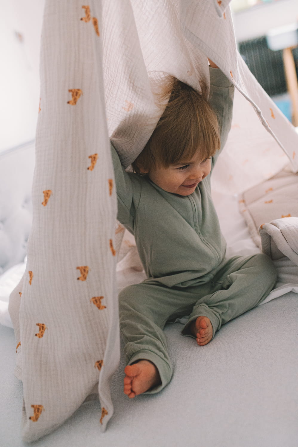 Otulacz z organicznego muślinu Najlepszy Przyjaciel 2