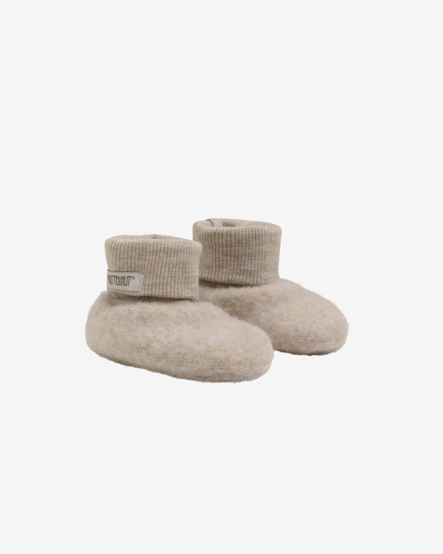 helloberry.pl HUTTELIHUT buciki z miękkej wełny merino cream 1 Buciki z wełny merino Camel Melange Engel