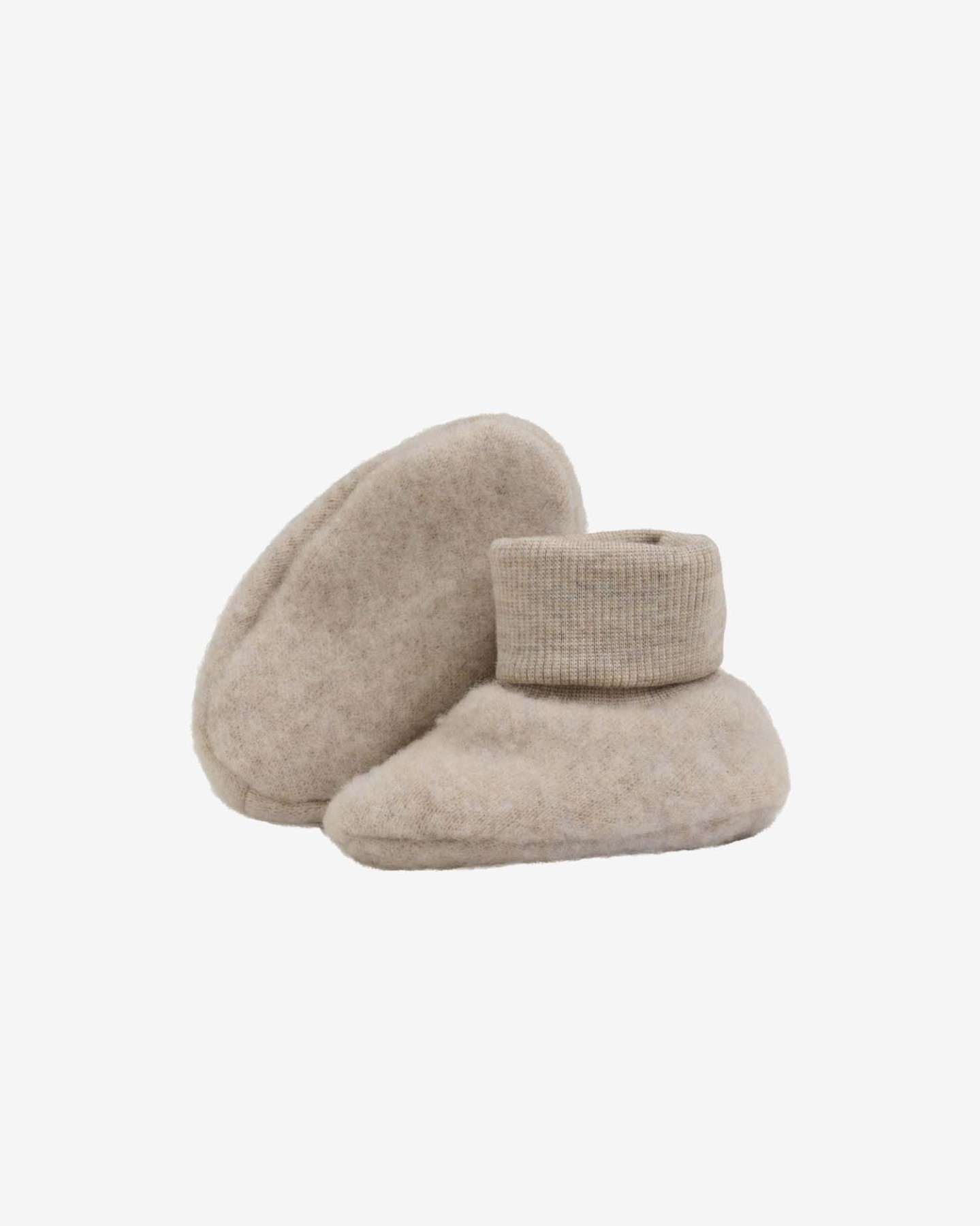 helloberry.pl HUTTELIHUT buciki z miękkej wełny merino cream 2 Buciki z wełny merino Camel Melange