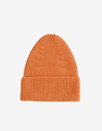 Czapka dla dzieci z wełny merino Fonzie Orange