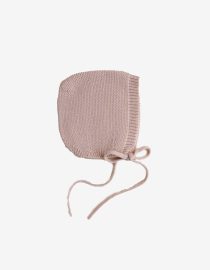 Czapka bonetka z wełny merino Dolly Apricot Czapka merino dla noworodka Hvid Kurtka merino Engel Ubranka z wełny merino dla niemowlaka