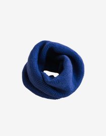 Komin dla dzieci z wełny merino Gigi Cobalt Blue
