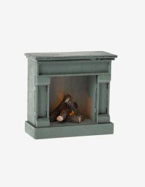 maileg kominek drewniany fireplace maileg