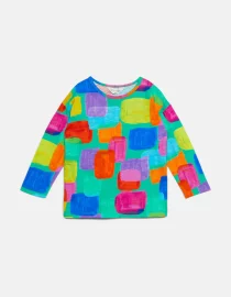 Koszulka z długim rękawem Squares