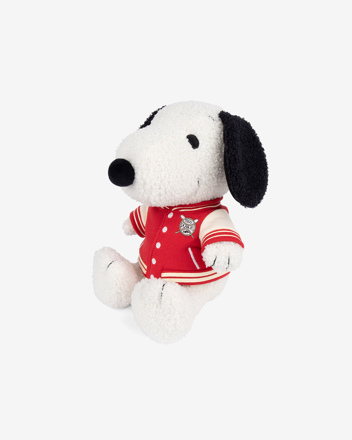 helloberry.pl bon ton toys Snoopy with Varsity Jacket przytulanka snoopy w kamizelce 1 (2) Przytulanka Snoopy w kurtce