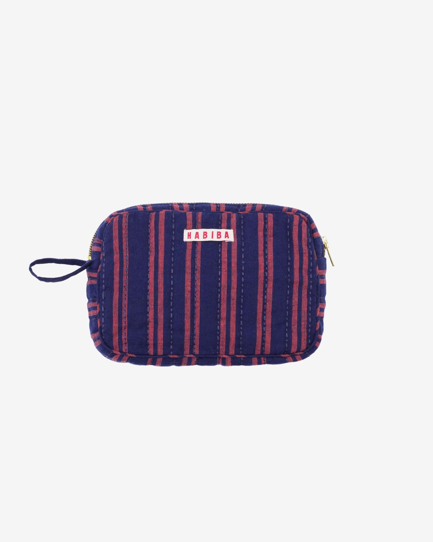 helloberry.pl habiba kosmetyczka mała paski Pikowana kosmetyczka Bolster Stripe Habiba