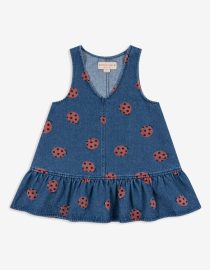 Sukienka jeansowa Magot Ladybug Konges Sløjd Hello Berry