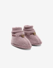 Buciki z miękkiej wełny merino Twilight Mauve Mikk-Line buciki niechodzki merino Hello Berry, merino jak engel Buciki z miękkiej wełny merino Off white Mikk-Line niechodki