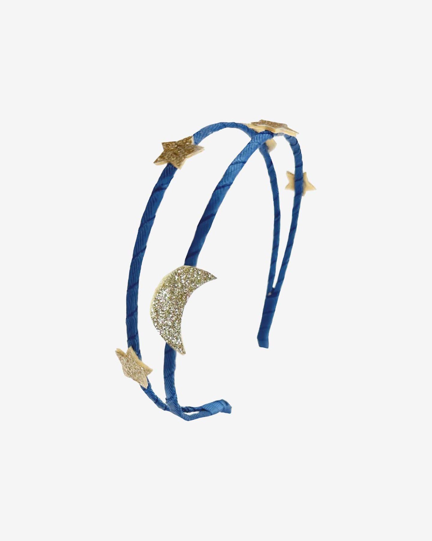 helloberry.pl rockahula opaska na włosy noc Starry Skies Double Headband Podwójna opaska do włosów "Starry Skies" Rockahula Kids