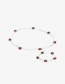 Zestaw biżuterii dla dzieci Pearly Cherry Konges Slojd