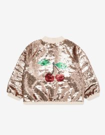 Cekinowa kurtka Lulu Konges Sløjd Hello berry